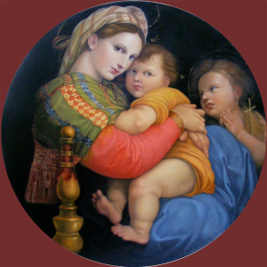 Madonna della Sedia   Arrowood After Raphael 