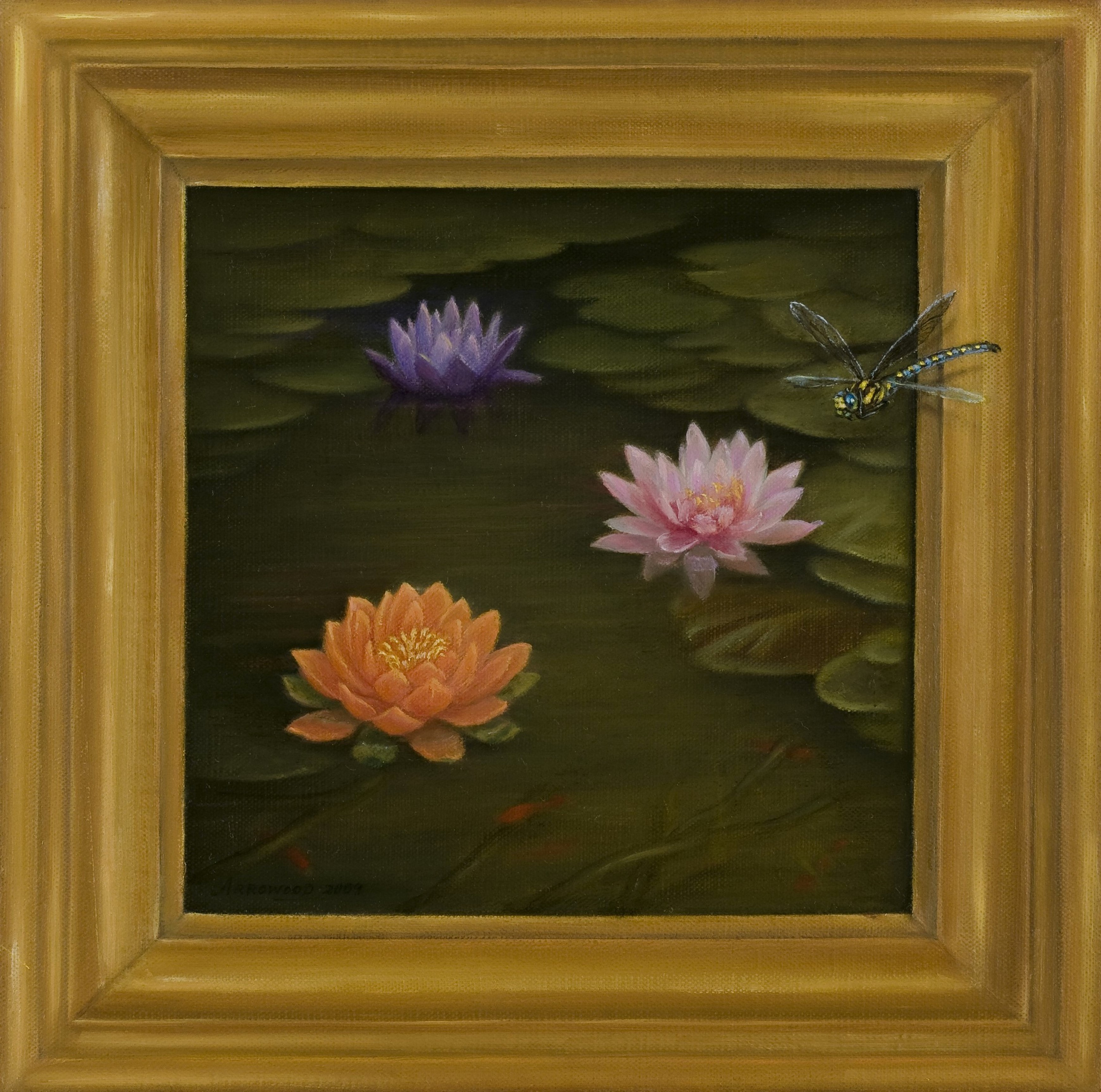 A Flight Illusion Oil on Canvas 2009 by Yvonne Herd Arrowood